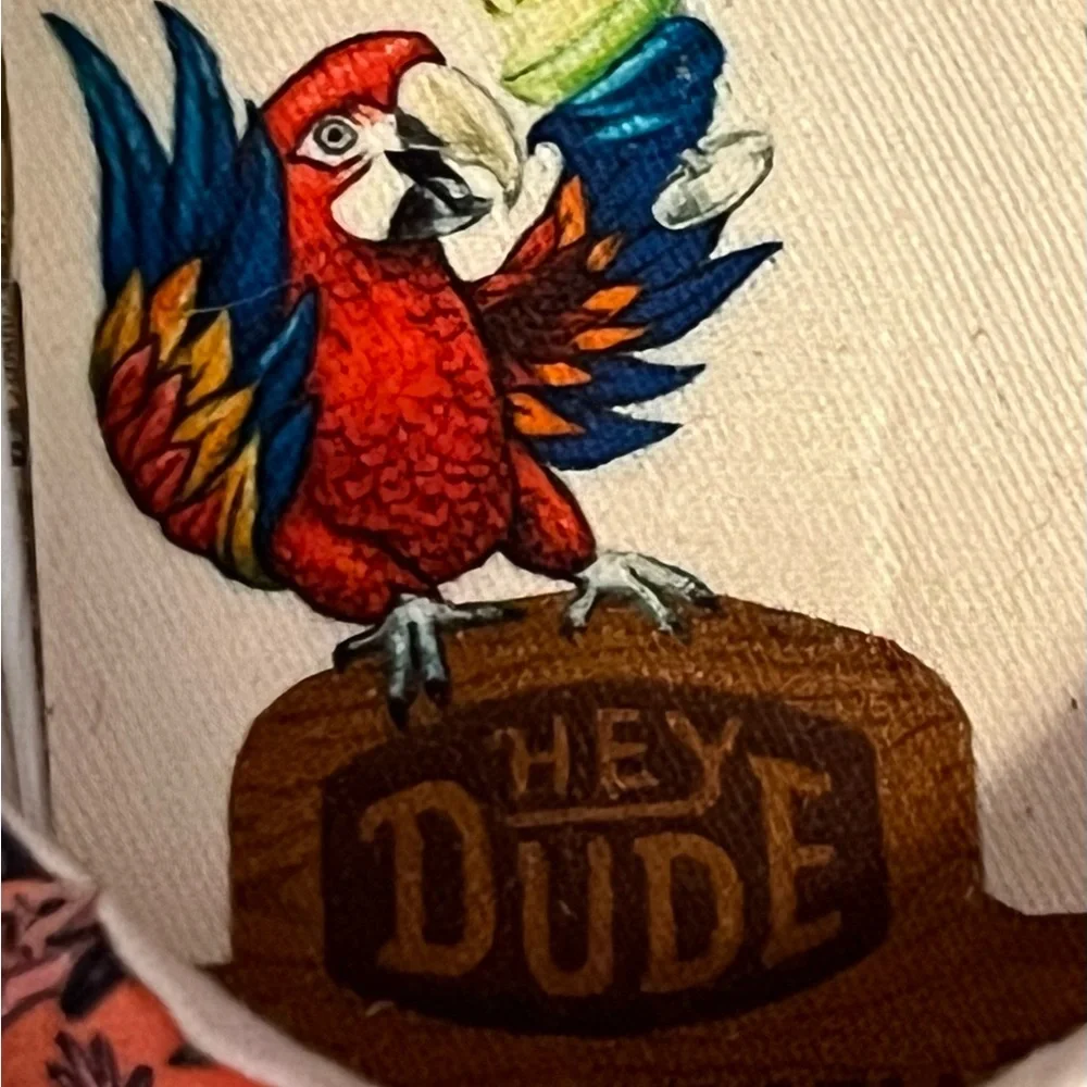 Margaritaville Hey Dudes Tropical Print Shoes - Multicolor - Picture 3 of 5